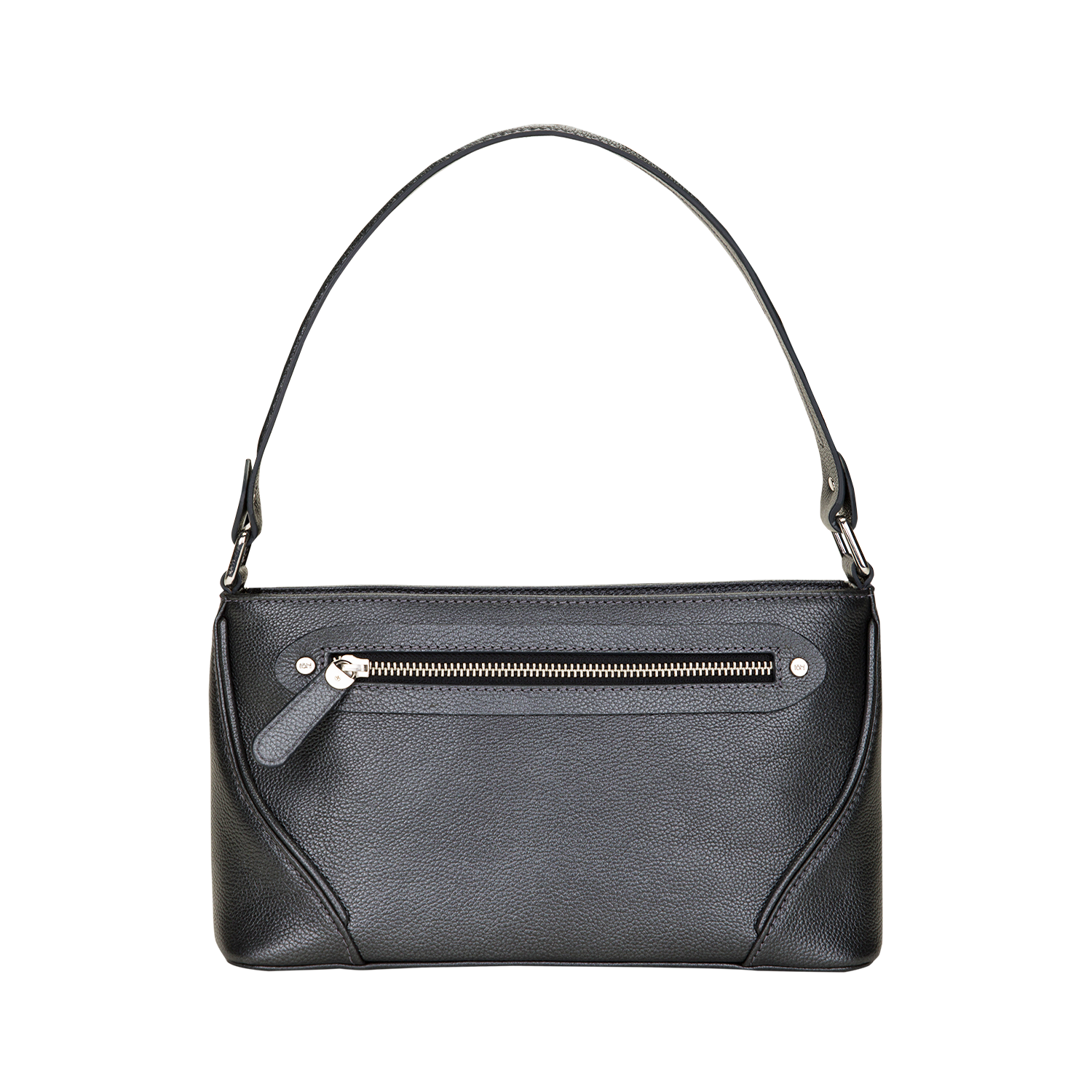 NICOLE WOMEN'S BAGUETTE BAG - METALLIC CARBON