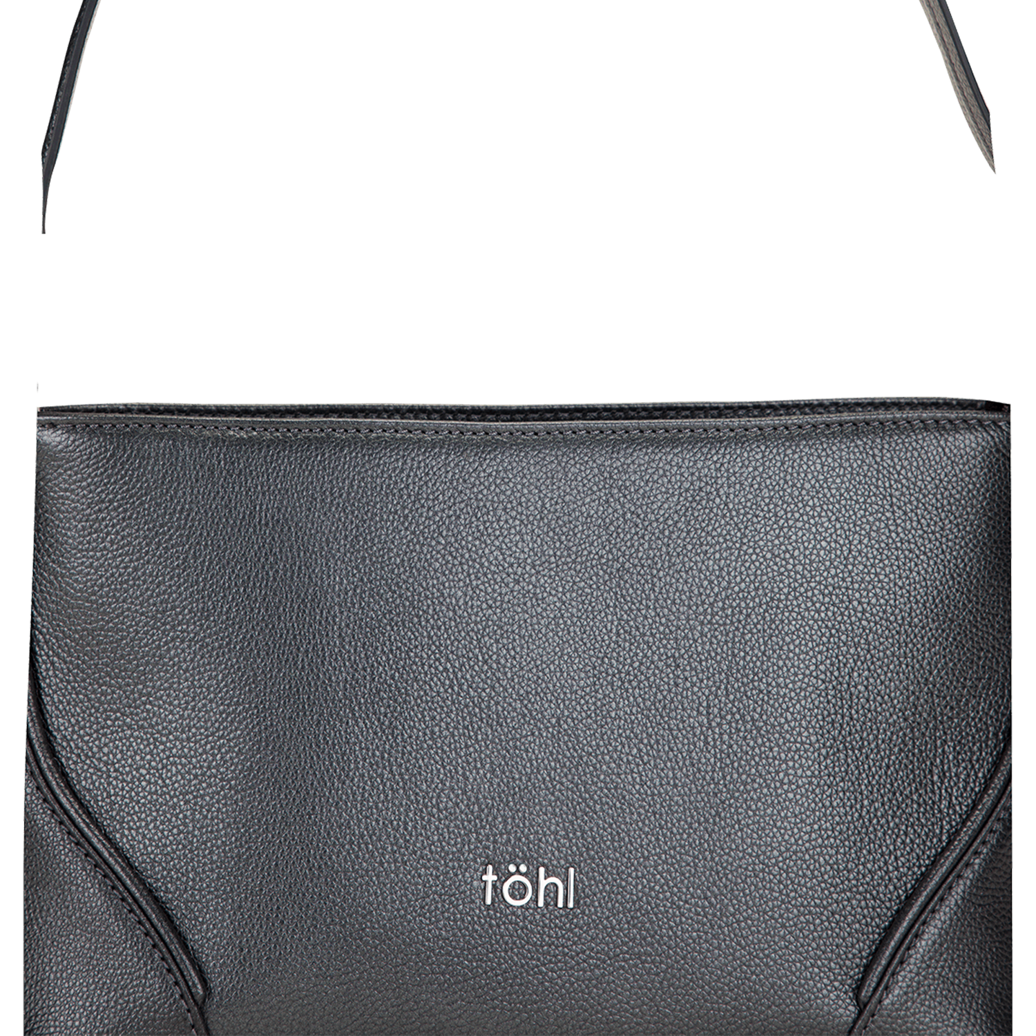 NICOLE WOMEN'S BAGUETTE BAG - METALLIC CARBON