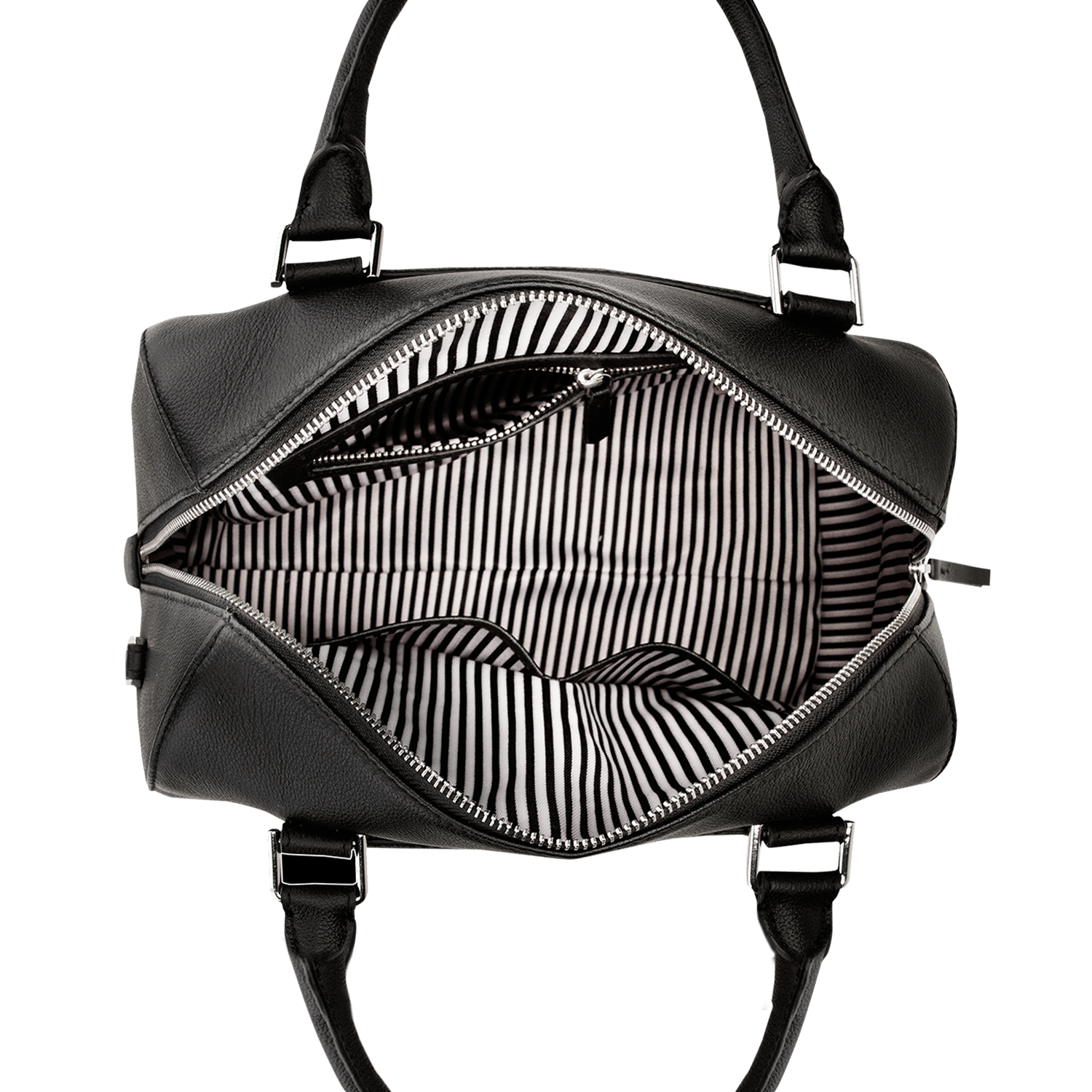 NASSAU WOMEN'S HANDBAG - CHARCOAL BLACK