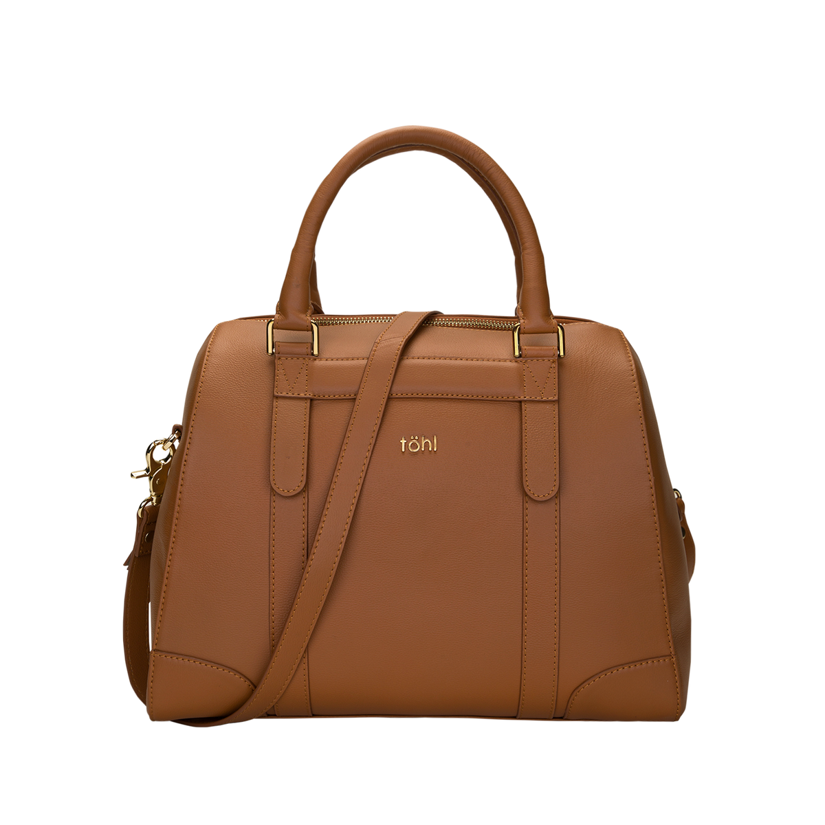 NASSAU WOMEN'S HANDBAG - COGNAC