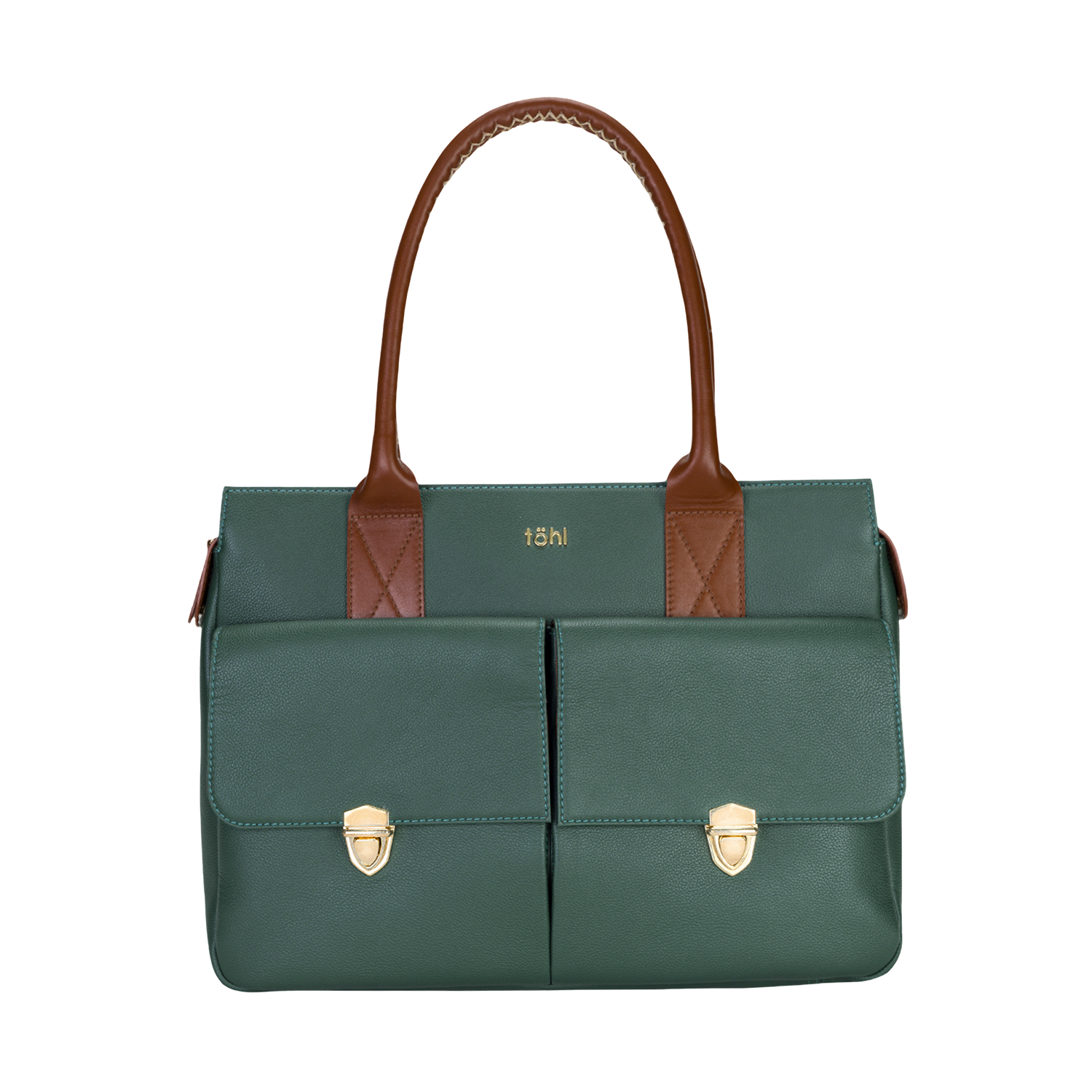 GALWAY WOMEN'S VALISE & SATCHEL - FOREST GREEN