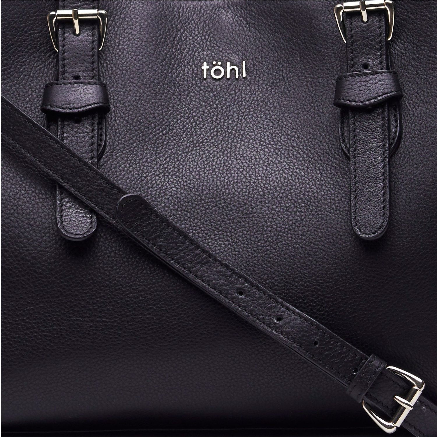 COLEMAN WOMEN'S HANDBAG - CHARCOAL BLACK