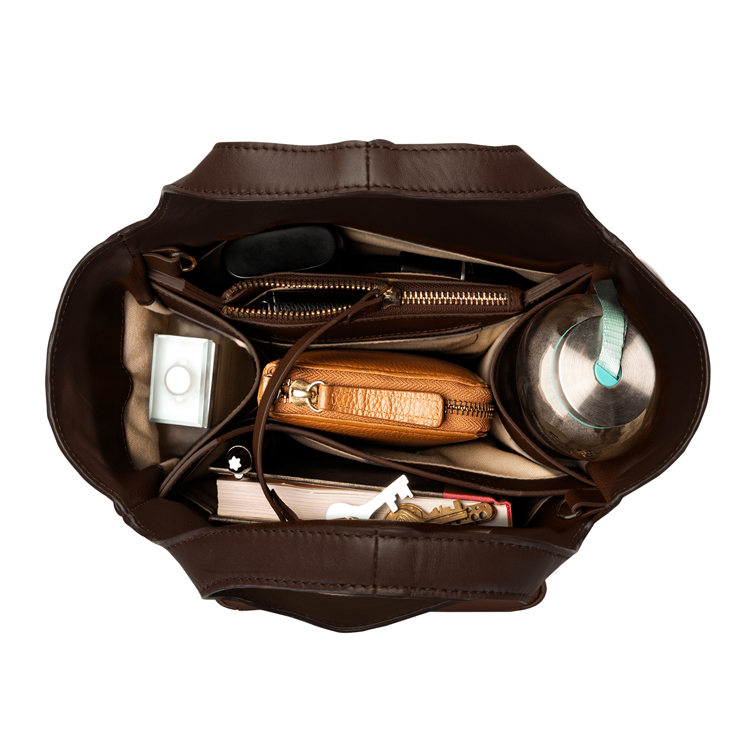 OPRAH WOMEN'S HANDBAG - WALNUT