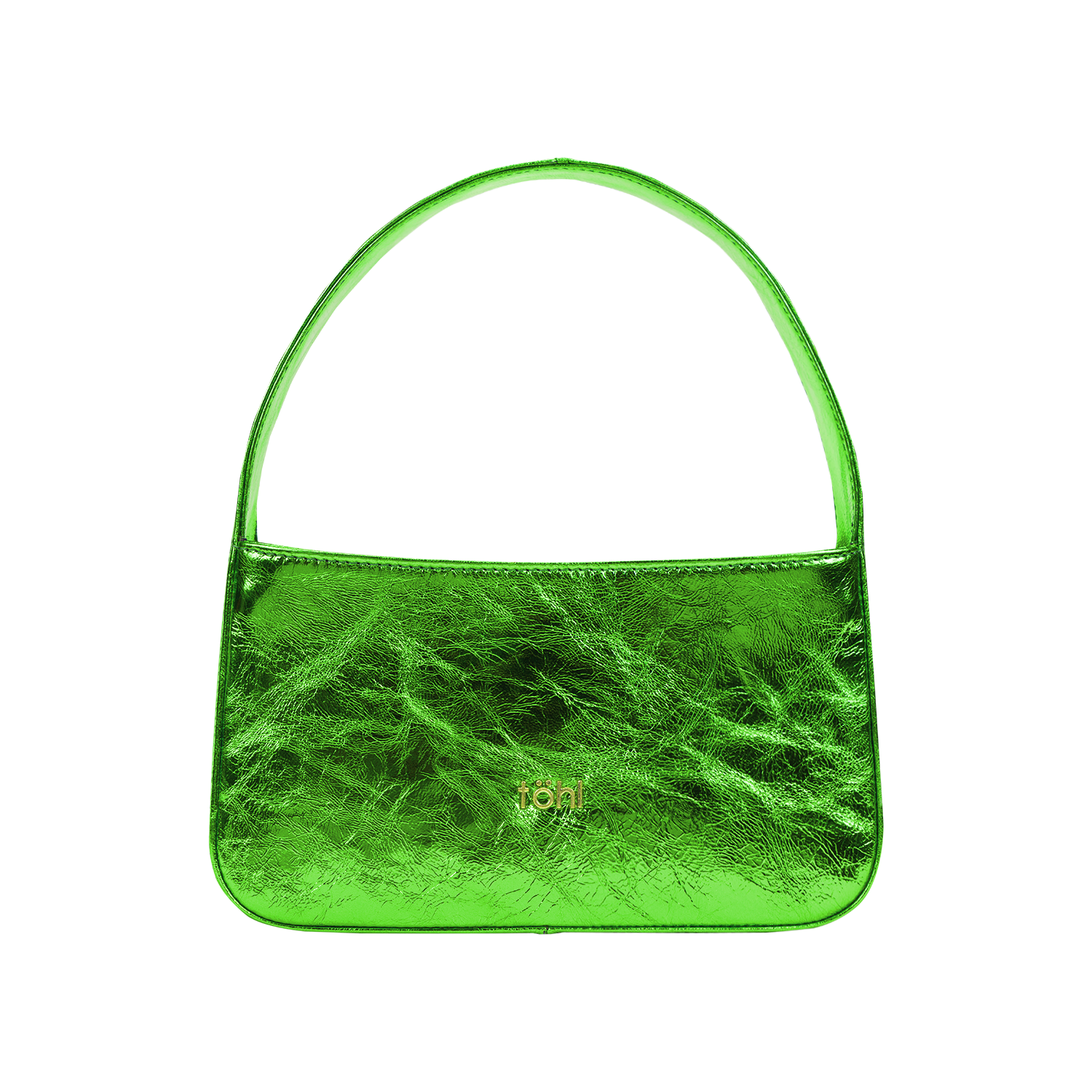 EMBER WOMEN'S MINI HANDBAG - GLOSSY FLUORESCENT GREEN