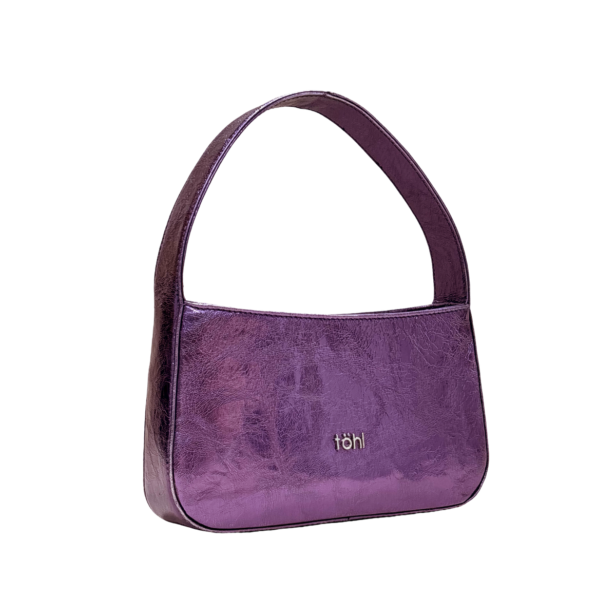 GLITCH WOMEN'S MINI HANDBAG - GLOSSY FLUORESCENT VIOLET