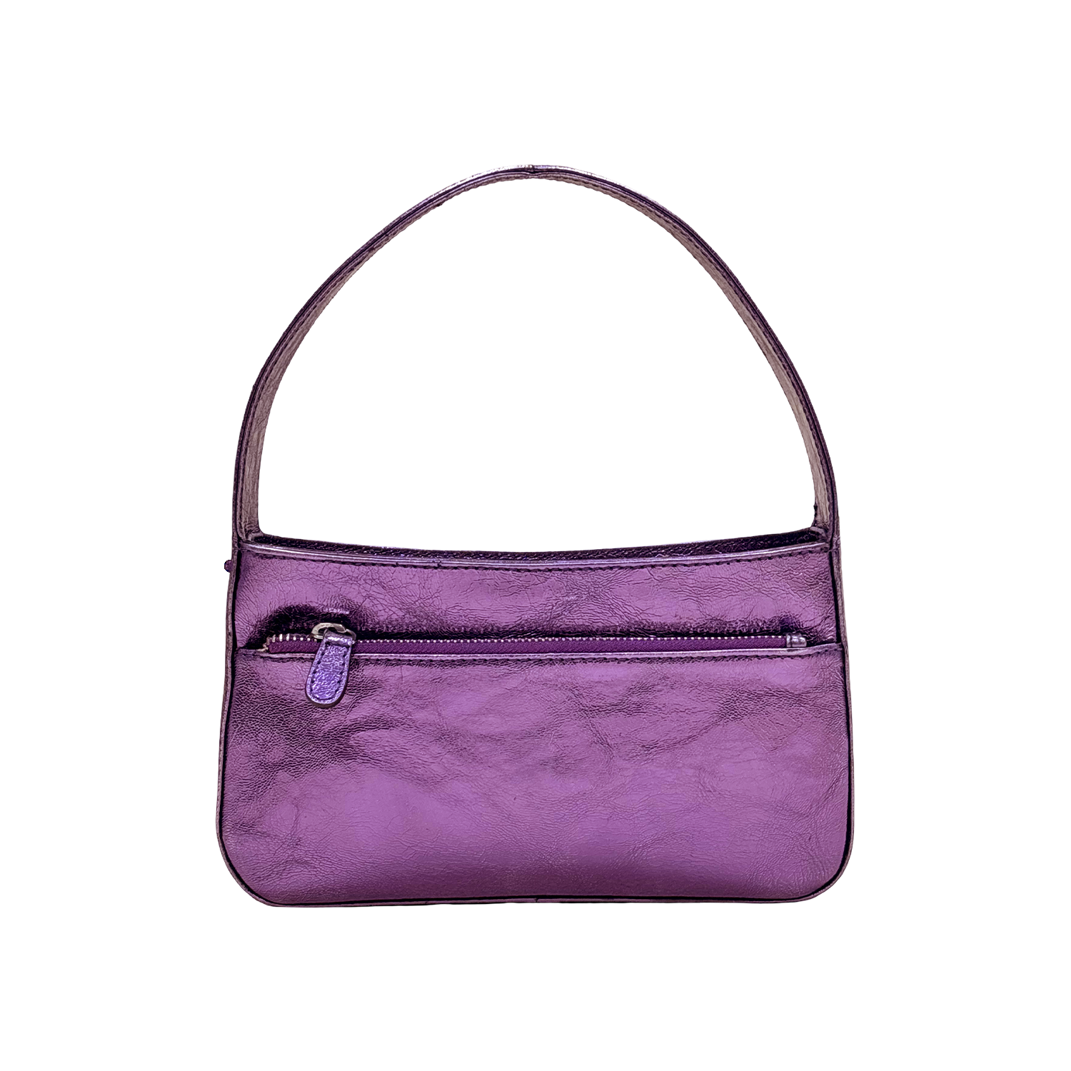 GLITCH WOMEN'S MINI HANDBAG - GLOSSY FLUORESCENT VIOLET