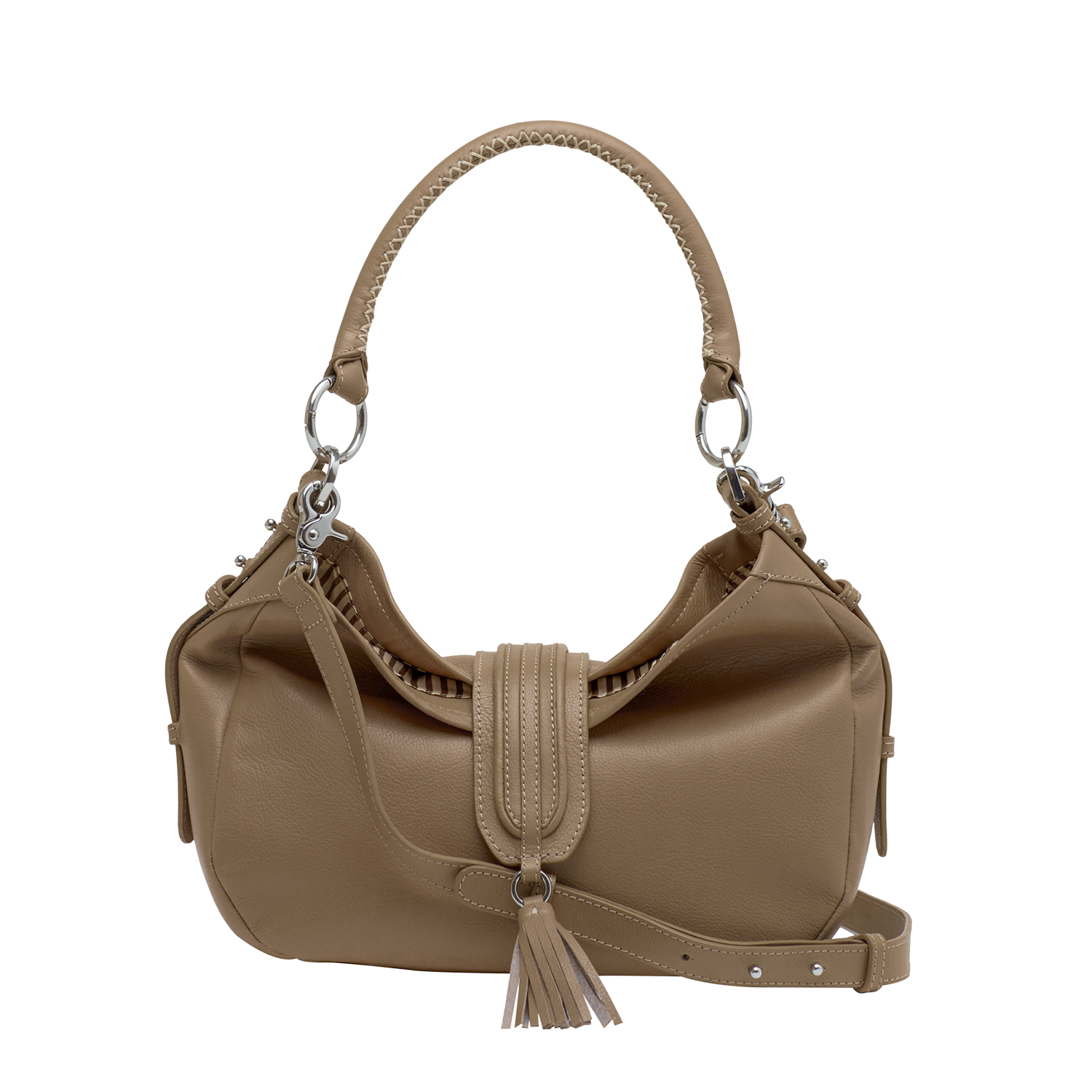BRIGITTE WOMEN'S SHOULDER BAG - NUDE