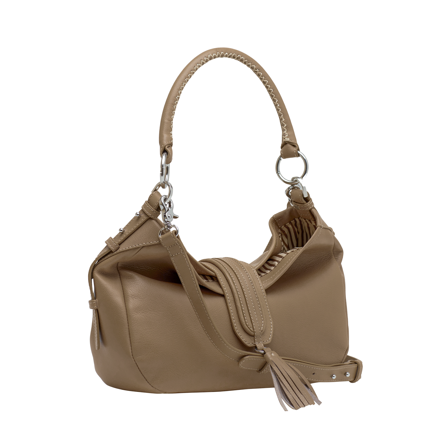 BRIGITTE WOMEN'S SHOULDER BAG - NUDE