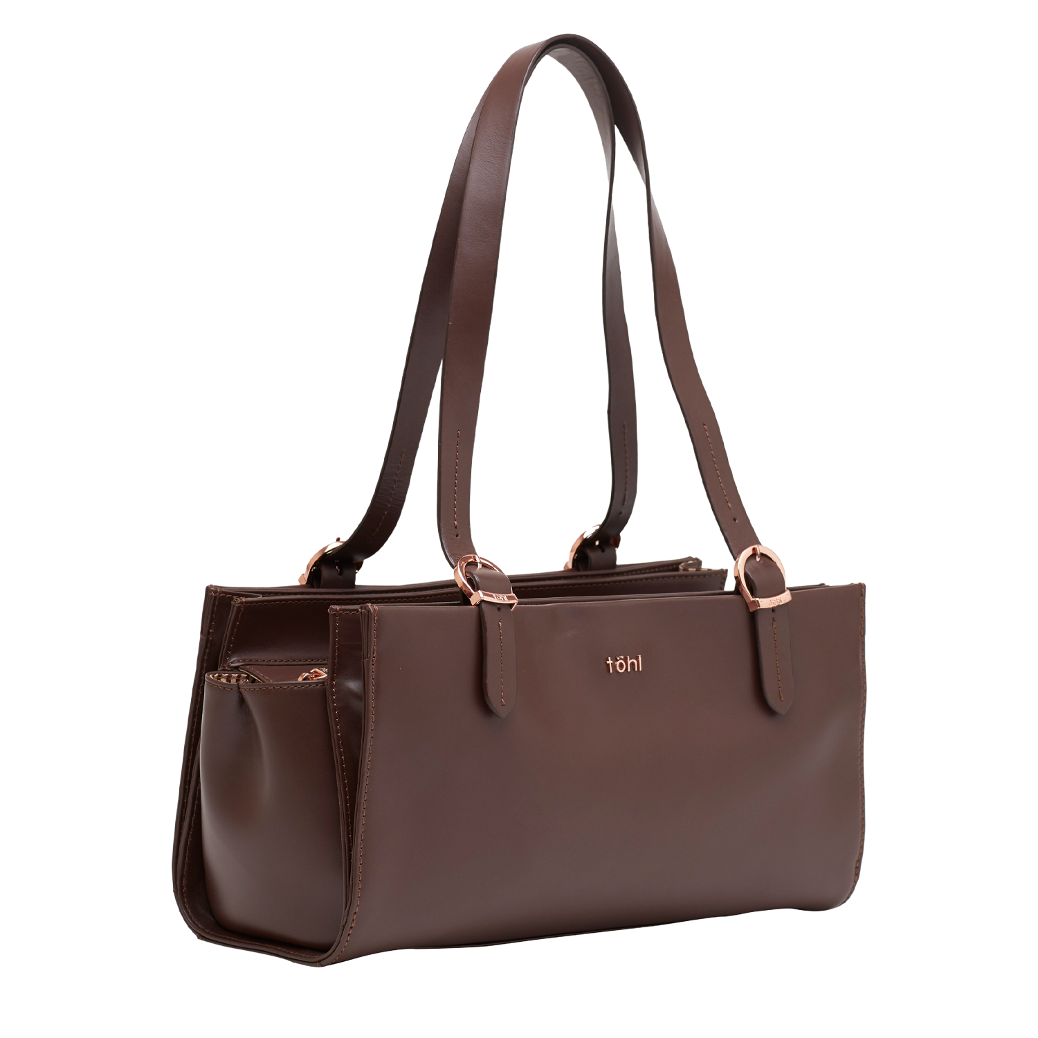 CORTLAND WOMEN'S SHOULDER BAGUETTE - COFFEE