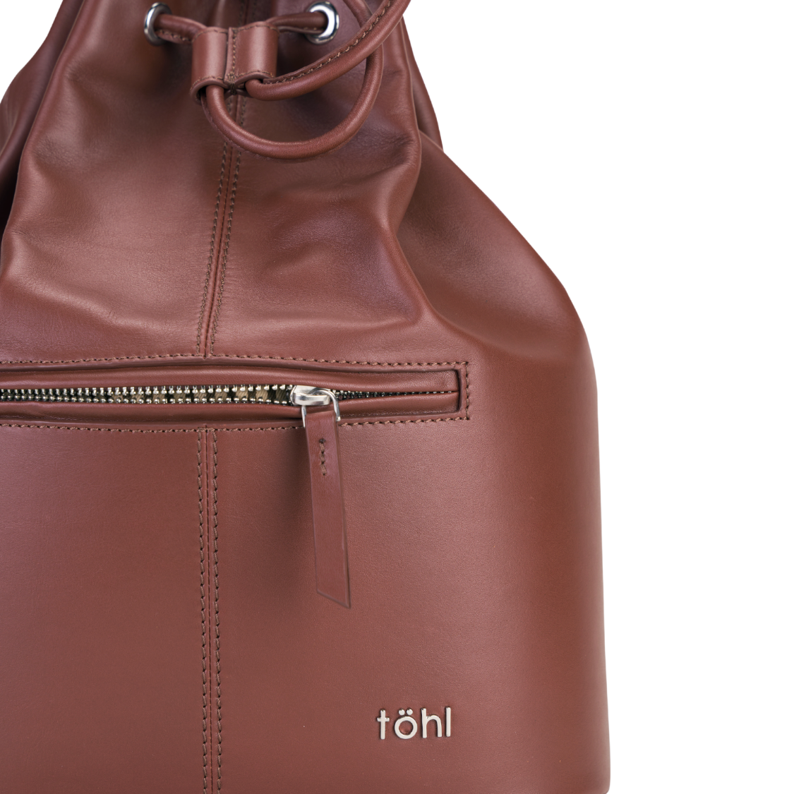 NUSA WOMEN'S BUCKET AND CROSSBODY BAG - CHOCO