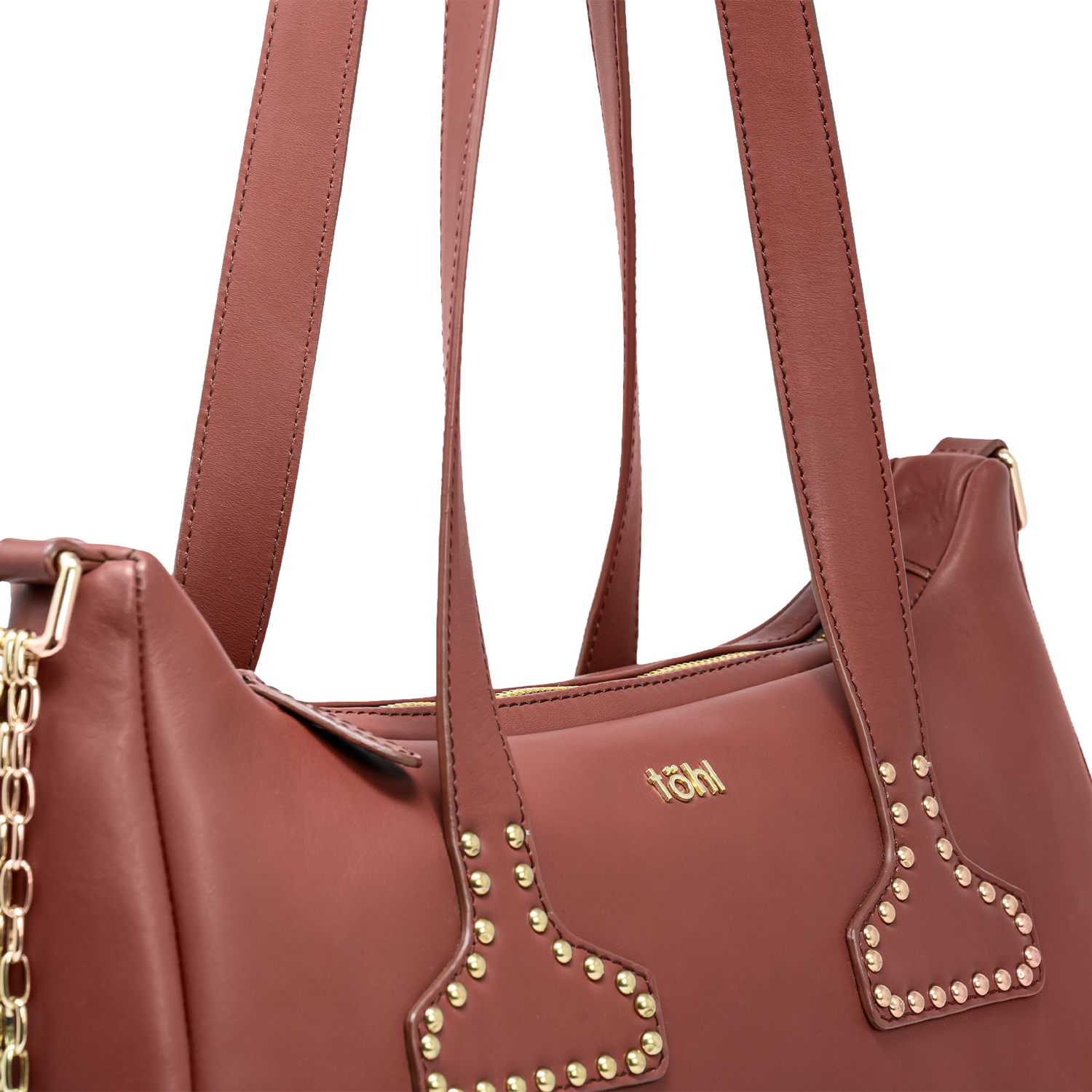 VIRELLE WOMEN'S SHOULDER BAG - RUSSET
