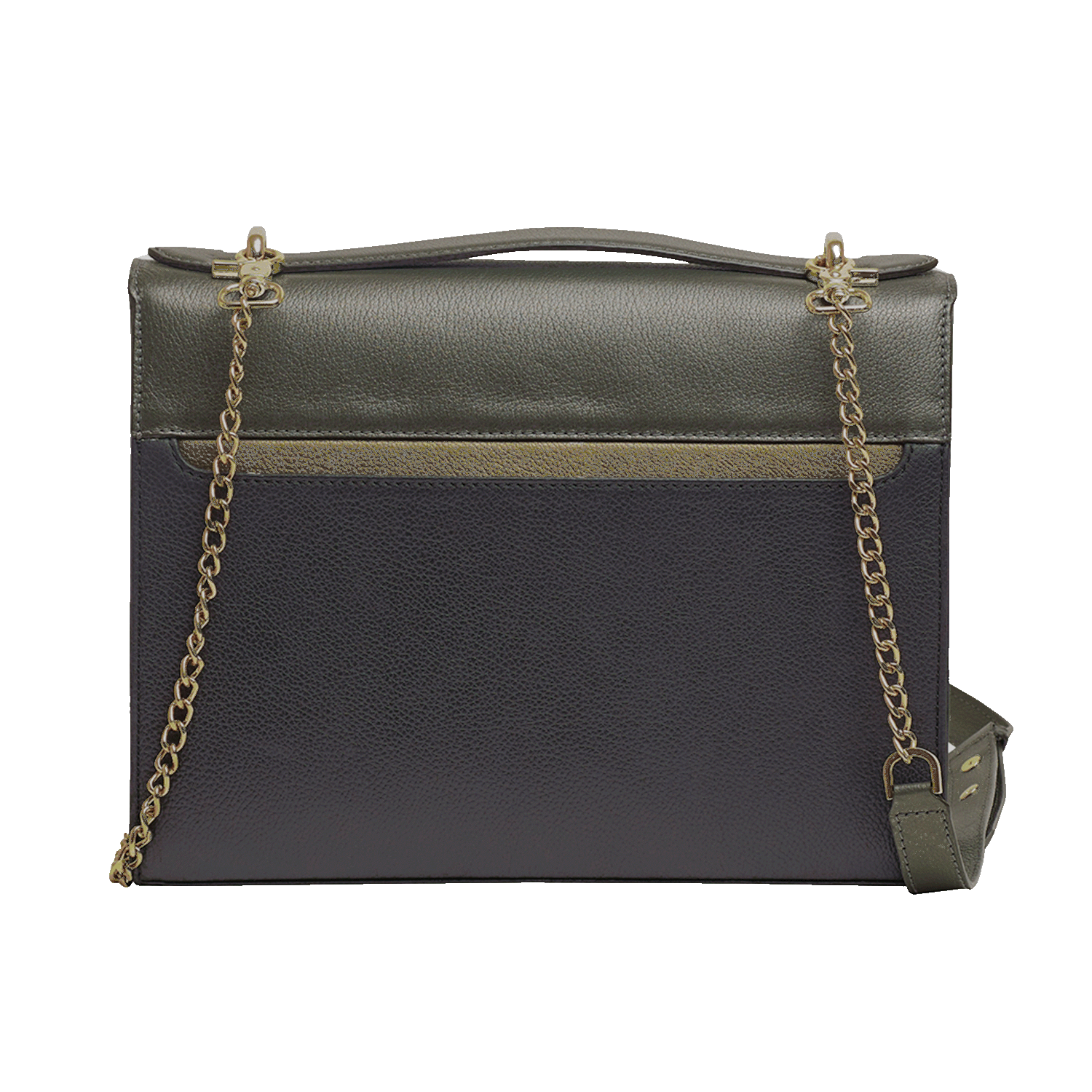 TERRAZA WOMEN'S CONVERTIBLE SLING BAG AND CLUTCH - CHARCOAL BLACK