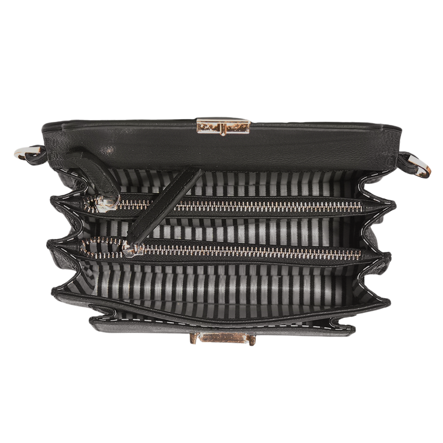 कैमोमाइल महिलाओं का स्लिंग और क्रॉसबॉडी बैग - चारकोल ब्लैक