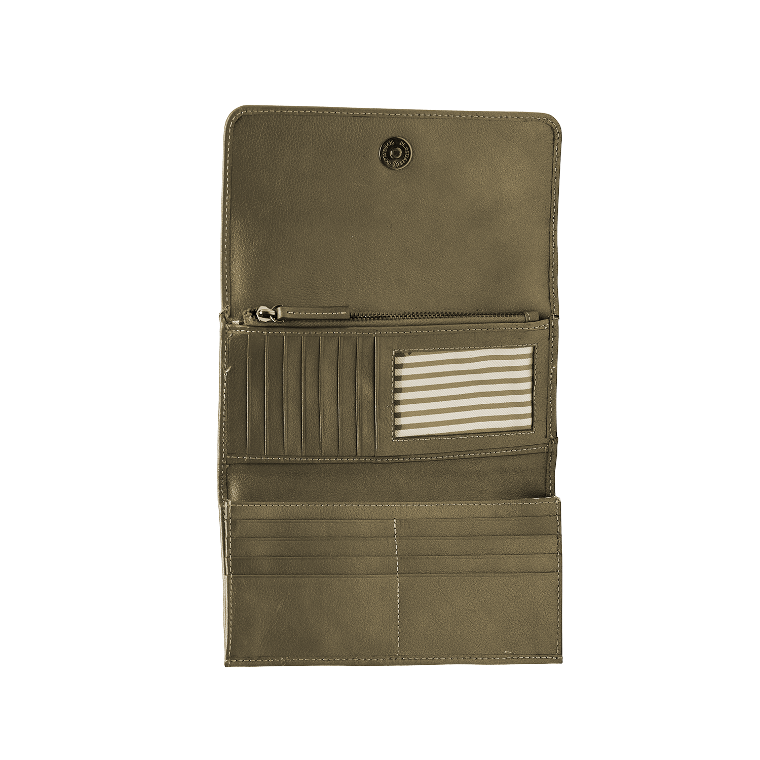 ALLEN WOMEN'S FLAPOVER WALLET - METALLIC COPPER