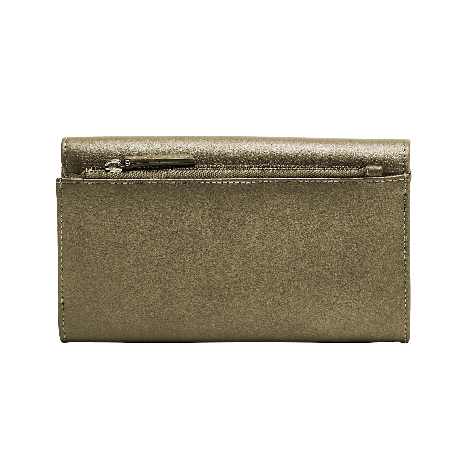 ALLEN WOMEN'S FLAPOVER WALLET - METALLIC COPPER