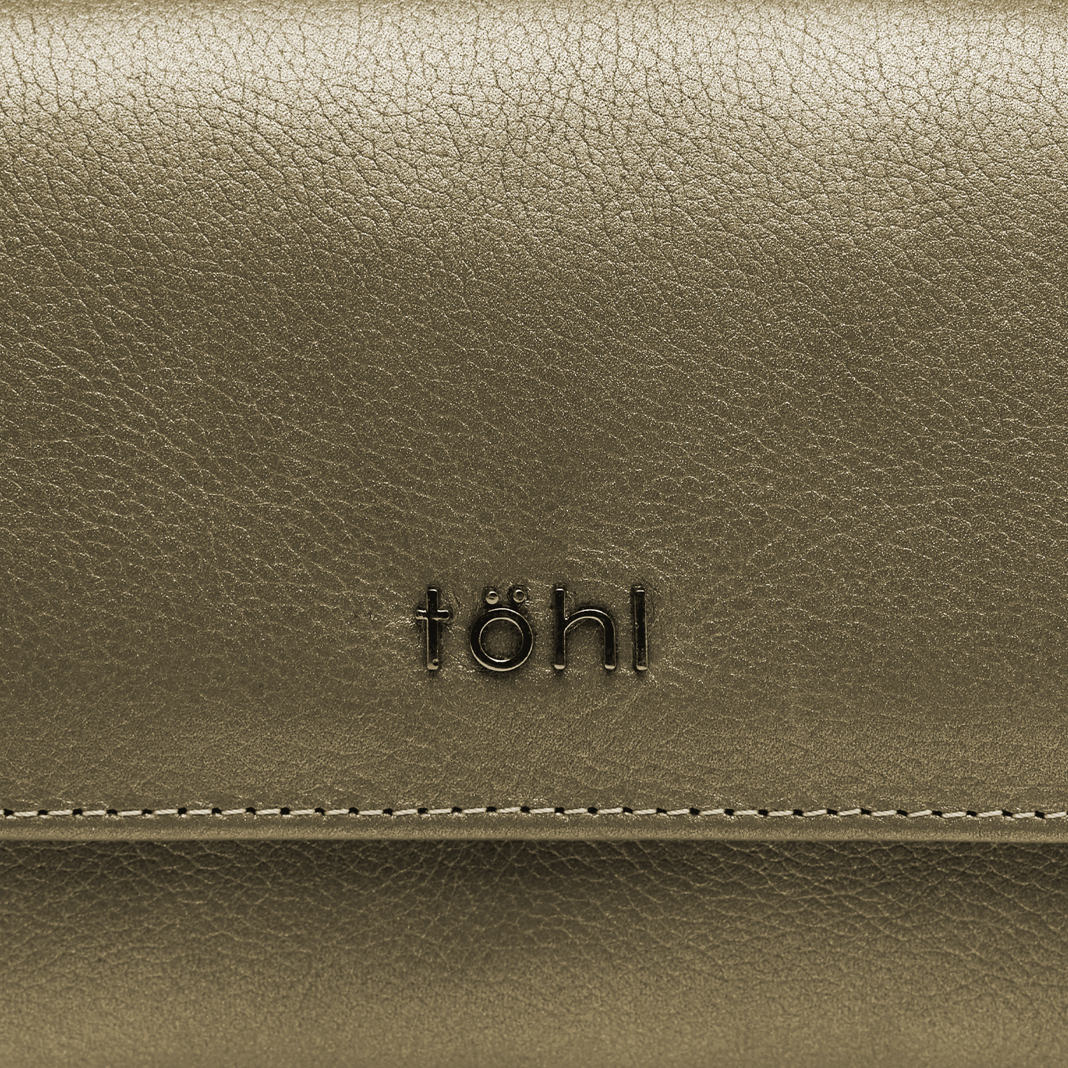 ALLEN WOMEN'S FLAPOVER WALLET - METALLIC COPPER