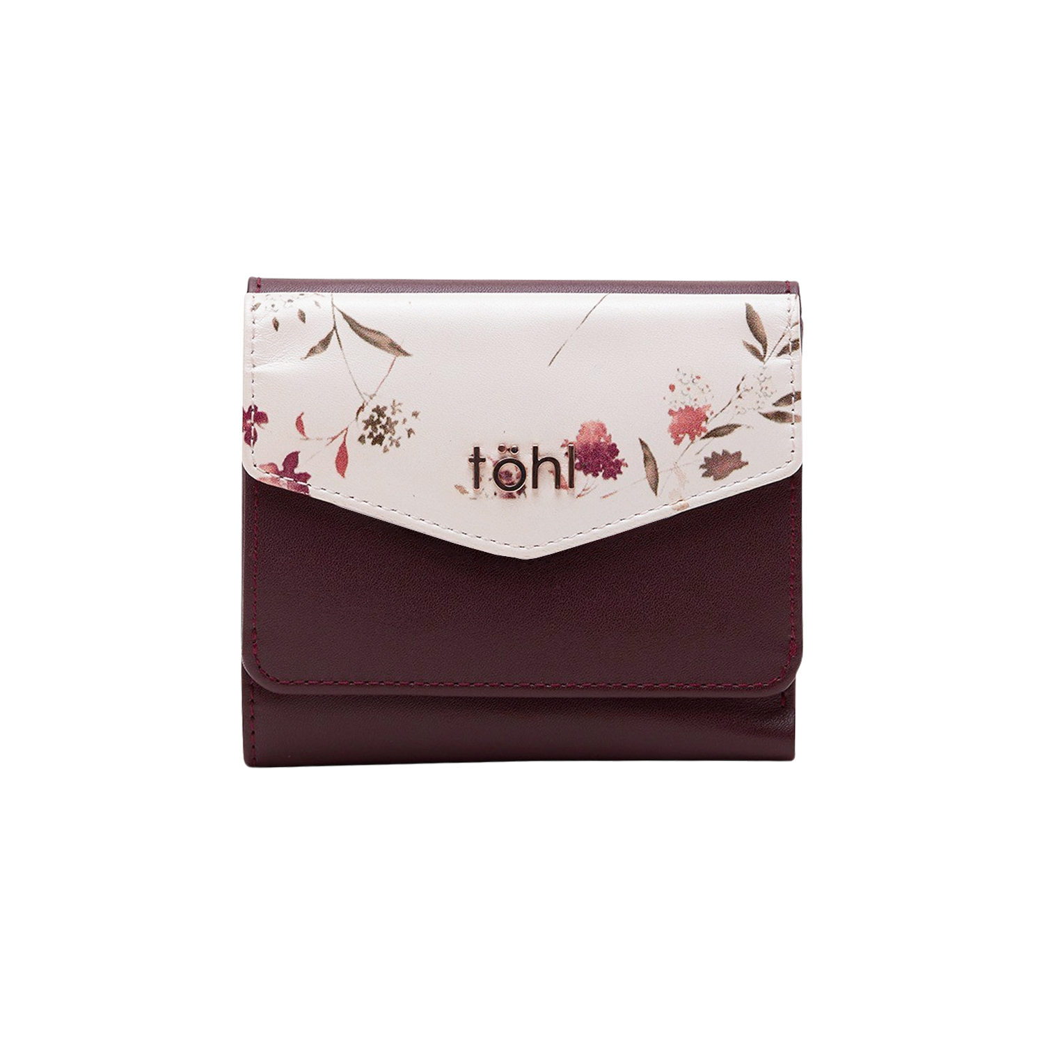 HARRIET WOMEN'S MINI WALLET - BURGUNDY