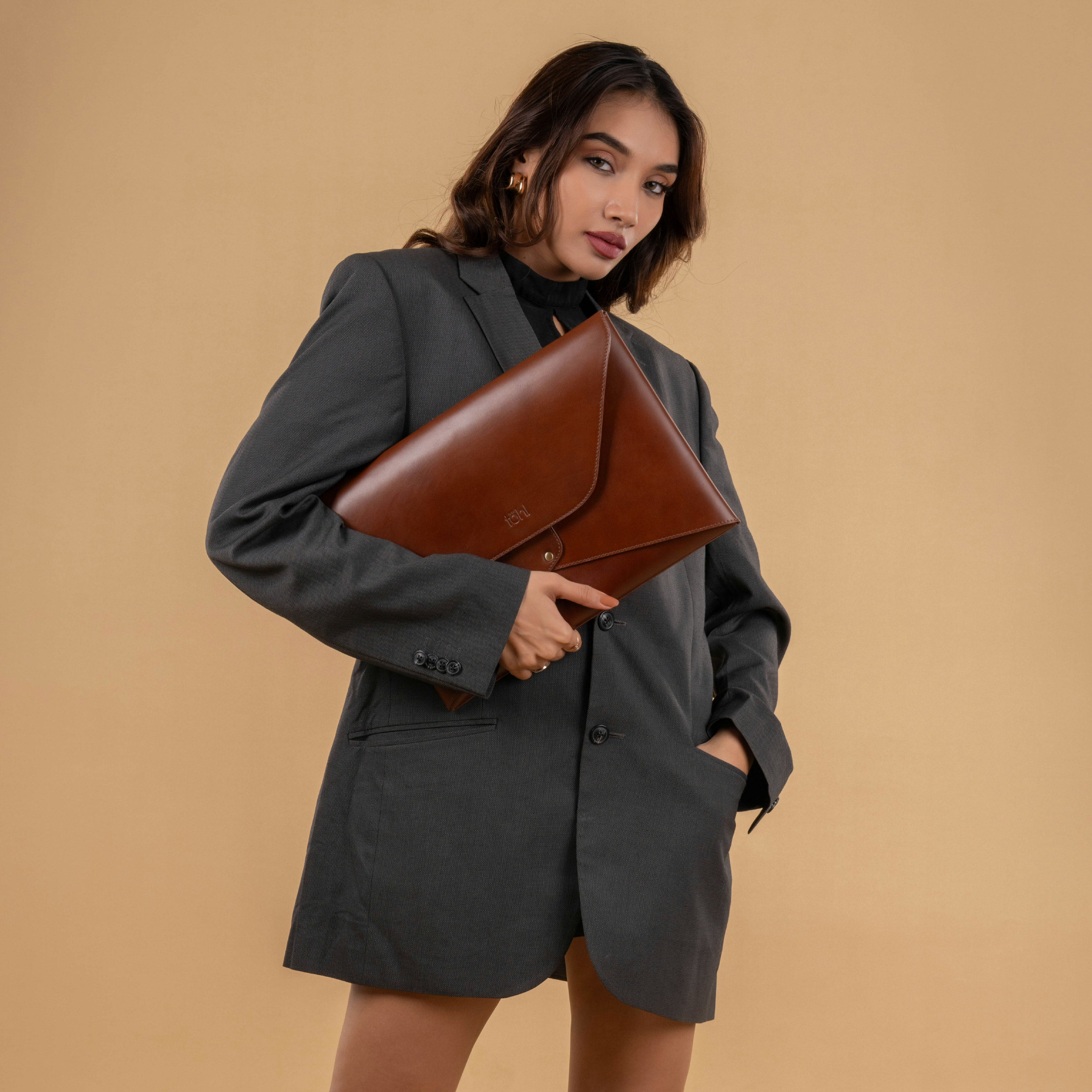 VIENNA LAPTOP SLEEVE - VINTAGE TAN