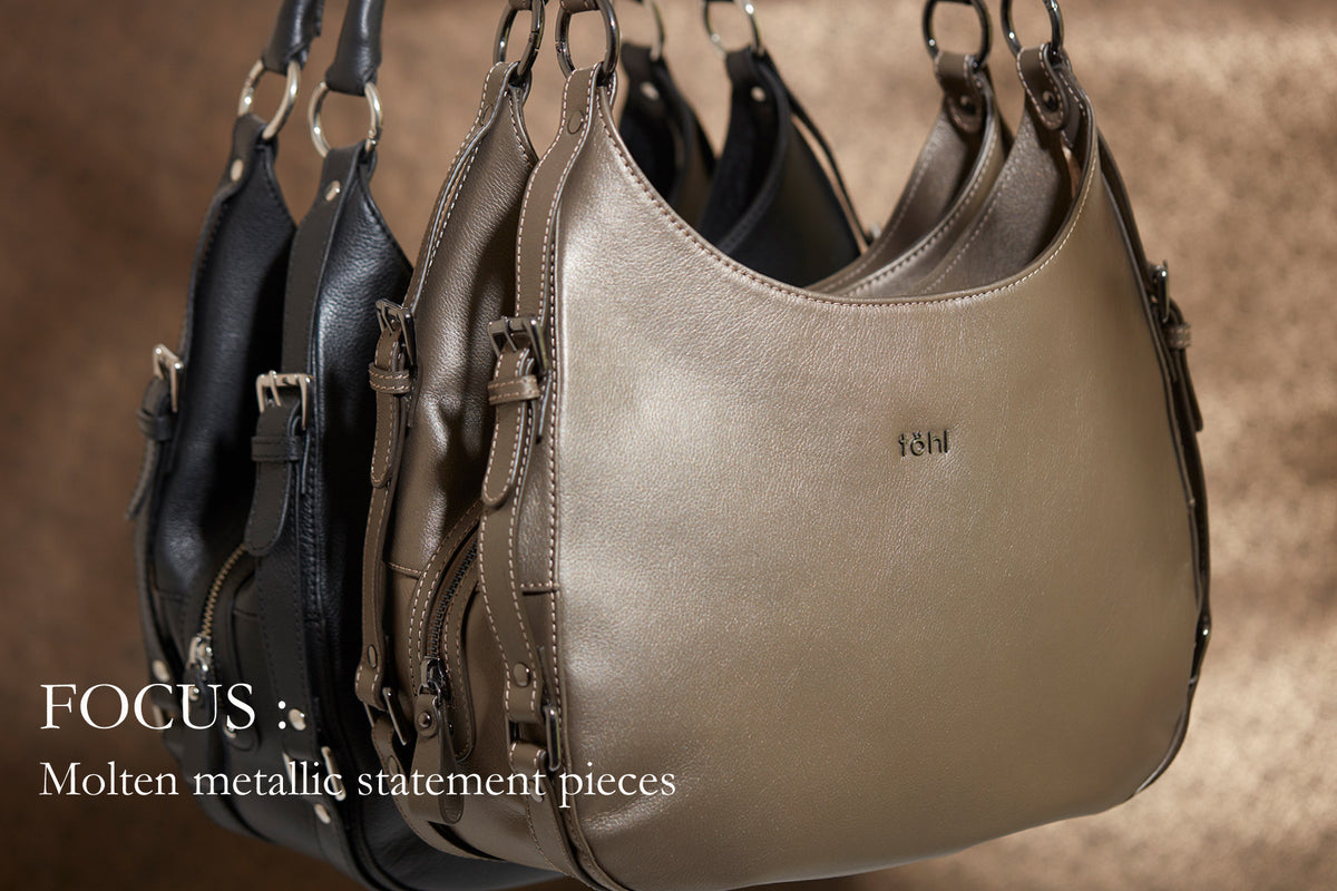 Iminglobal Bona Italy Leather Shoulder hobo bag | IMINGLOBAL