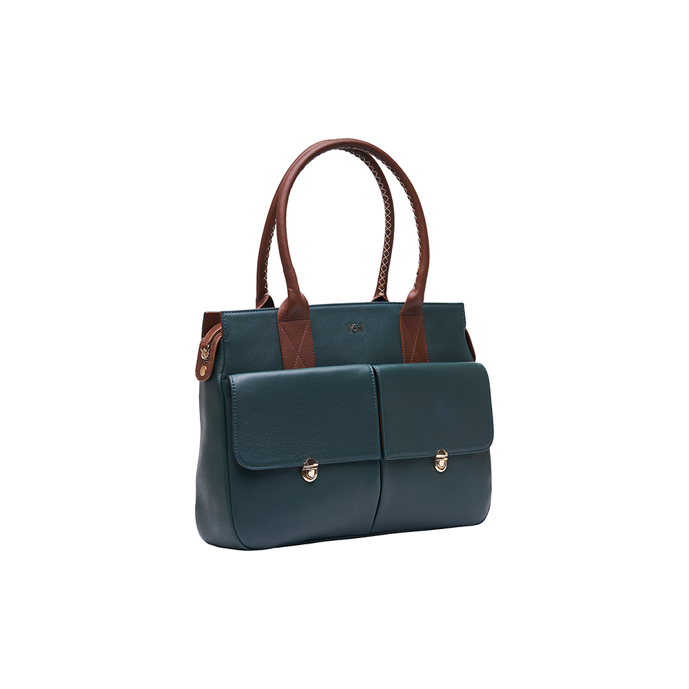 GALWAY WOMEN'S VALISES & SATCHELS - FOREST GREEN