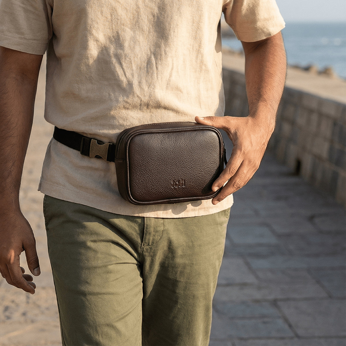 ABEL MEN'S WAIST POUCH - T MORO