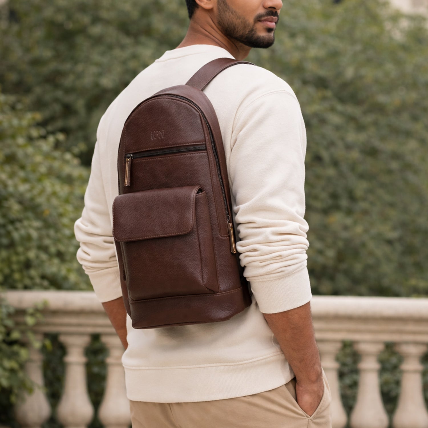 BORDIN MEN'S BACKPACK - MUD