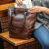 CHRISTINE WOMEN'S TOTE BAG - WALNUT