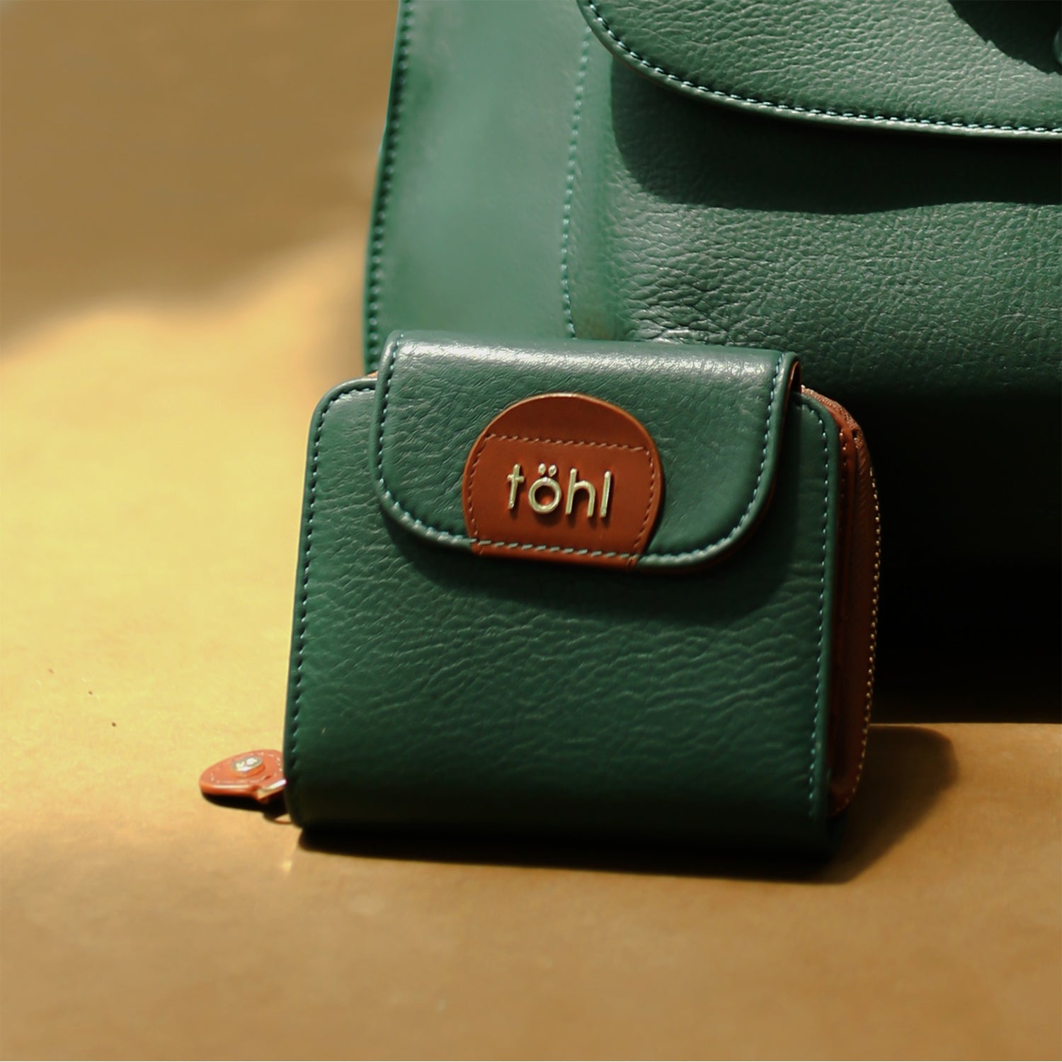 COMPTON MINI WOMEN'S WALLET - FOREST GREEN