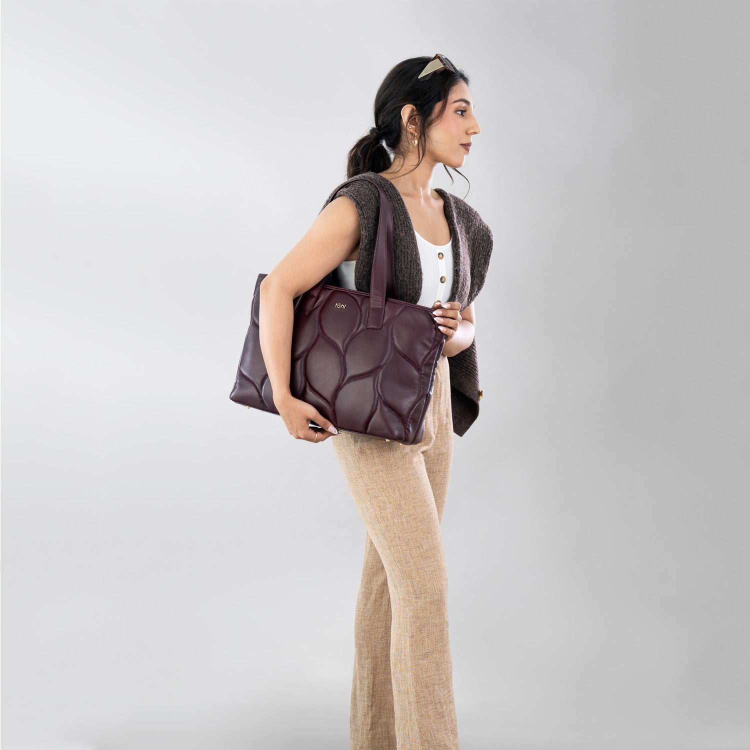 CORINNE WOMEN'S TOTE BAG - WINE