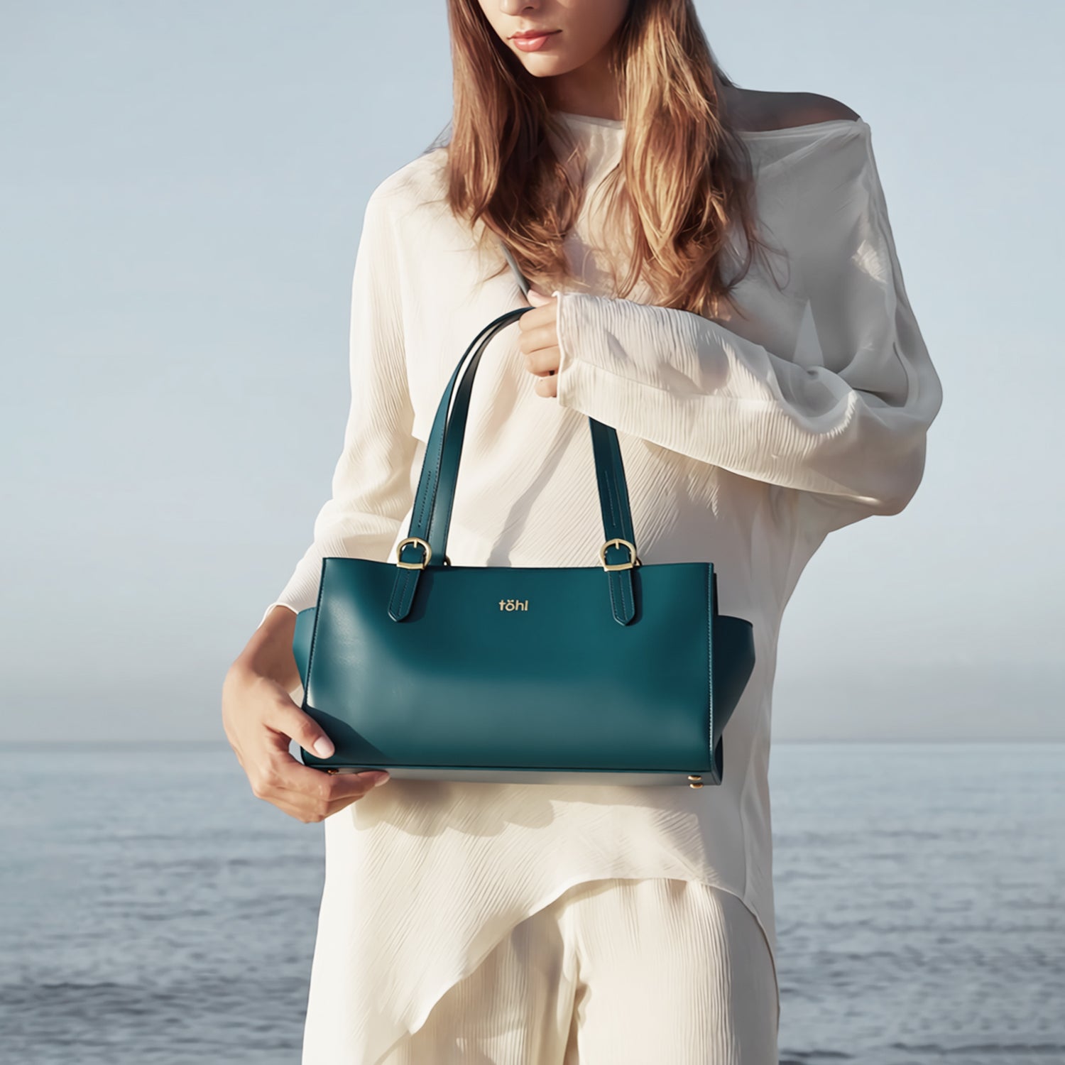 CORTLAND WOMEN'S SHOULDER BAGUETTE - TEAL