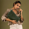 COVE WOMEN'S SHOULDER BAG - FOREST GREEN