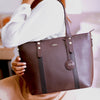 DORRI WOMEN'S TOTE BAG - PLUM