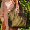 MANITOU WOMEN'S SHOULDER BAG - FOREST GREEN