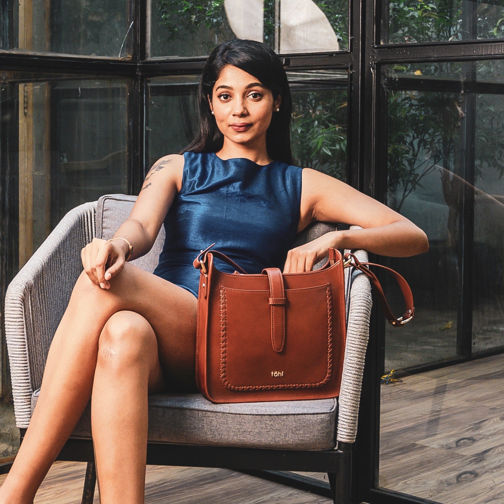 ETTA WOMEN'S SHOULDER BAG - VINTAGE TAN