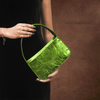 EMBER WOMEN'S MINI HANDBAG - GLOSSY FLUORESCENT GREEN