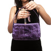 EMBER WOMEN'S MINI HANDBAG - GLOSSY FLUORESCENT VIOLET