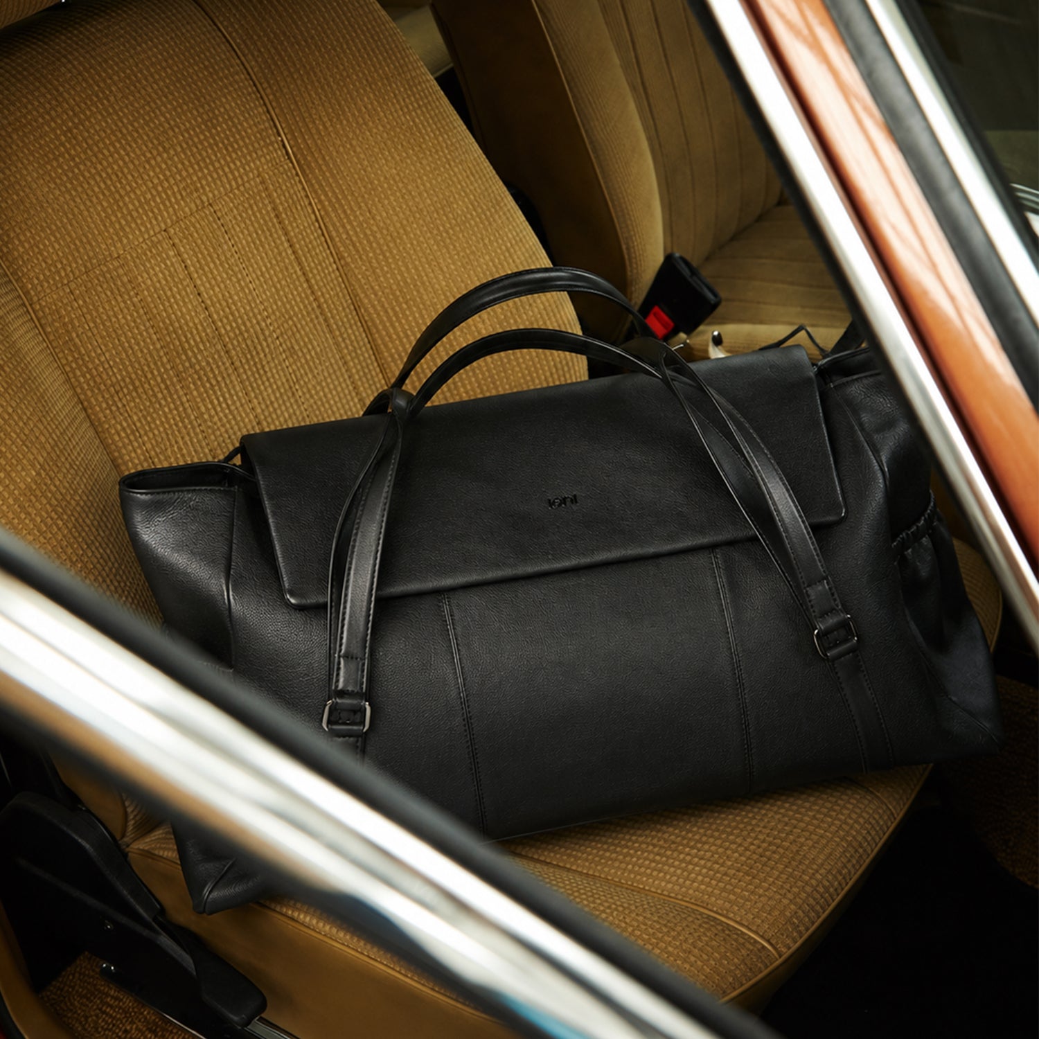 ENRIC MEN'S DUFFLE BAG - BLACK