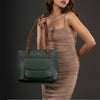 GARRETT WOMEN'S TOTE BAG - FOREST GREEN