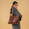 HARPER WOMEN'S TOTE BAG - VINTAGE TAN