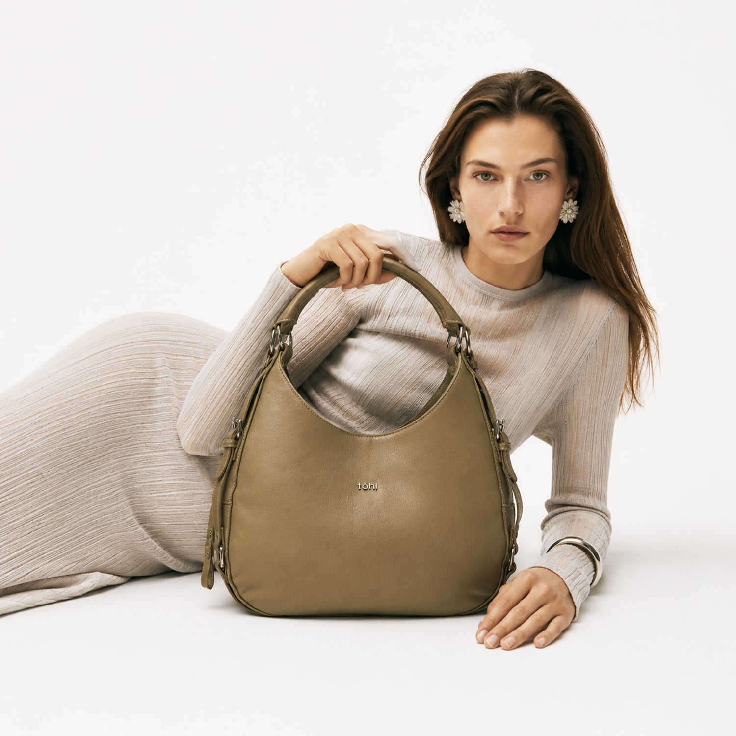 KAIA WOMEN'S SHOULDER BAG - METALLIC COPPER