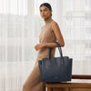 KURA WOMEN'S TOTE BAG - CHARCOAL BLACK