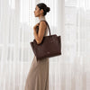 KURA WOMEN'S TOTE BAG - COFFEE