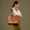 LANA WOMEN’S SHOPPER - TAN