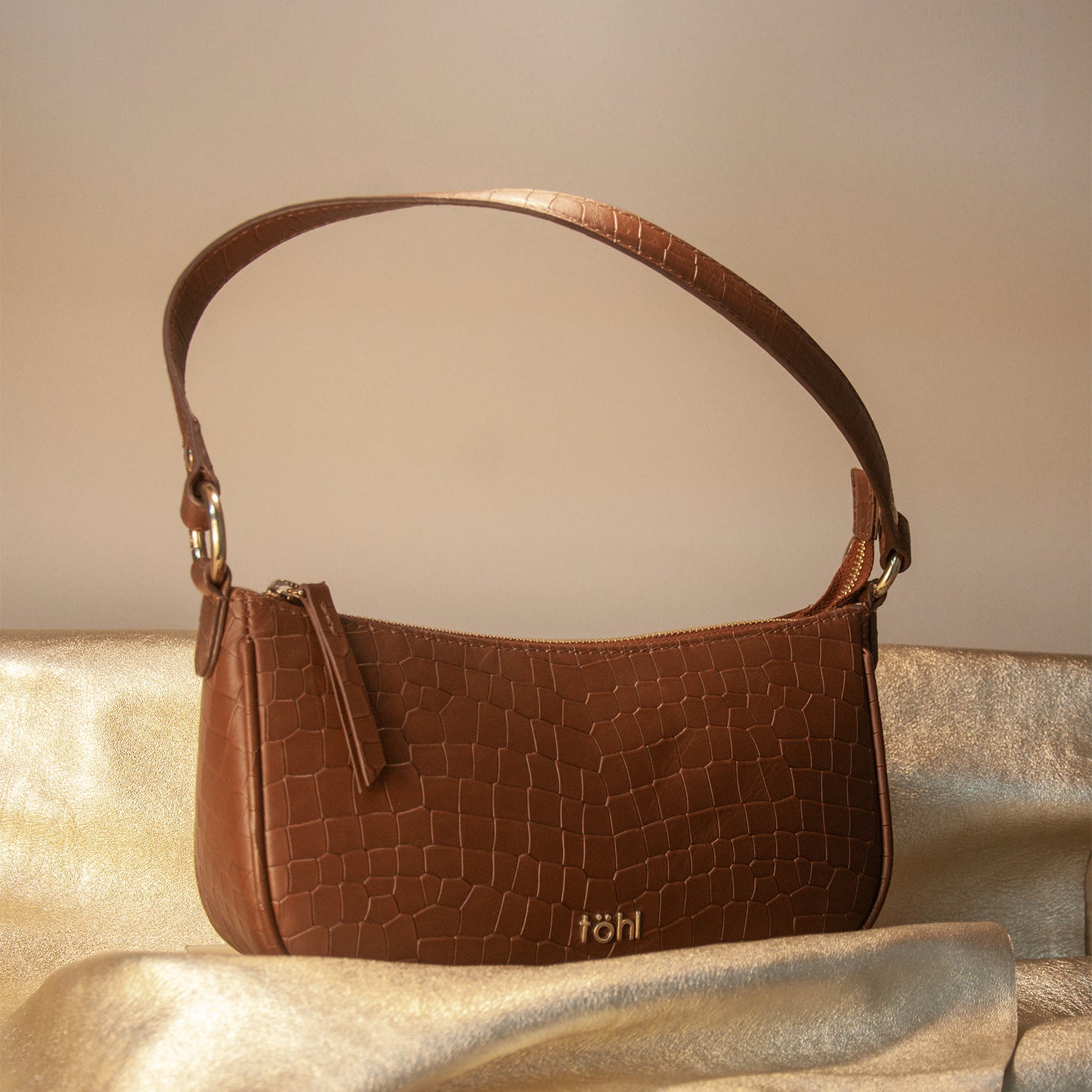 LAUREN WOMEN'S SHOULDER BAG - TAN