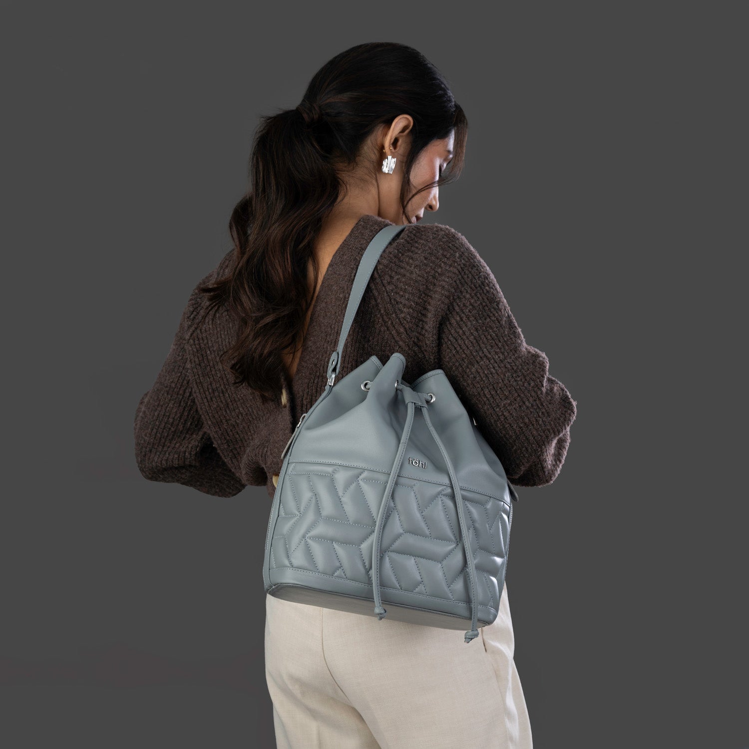 LUNA WOMEN'S BUCKET AND CROSSBODY BAG - WATER