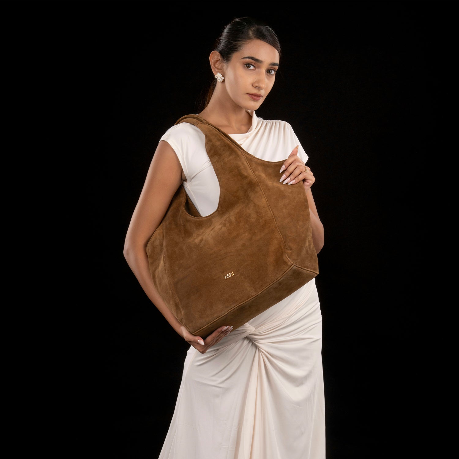 MANITOU WOMEN'S SHOULDER BAG - COGNAC