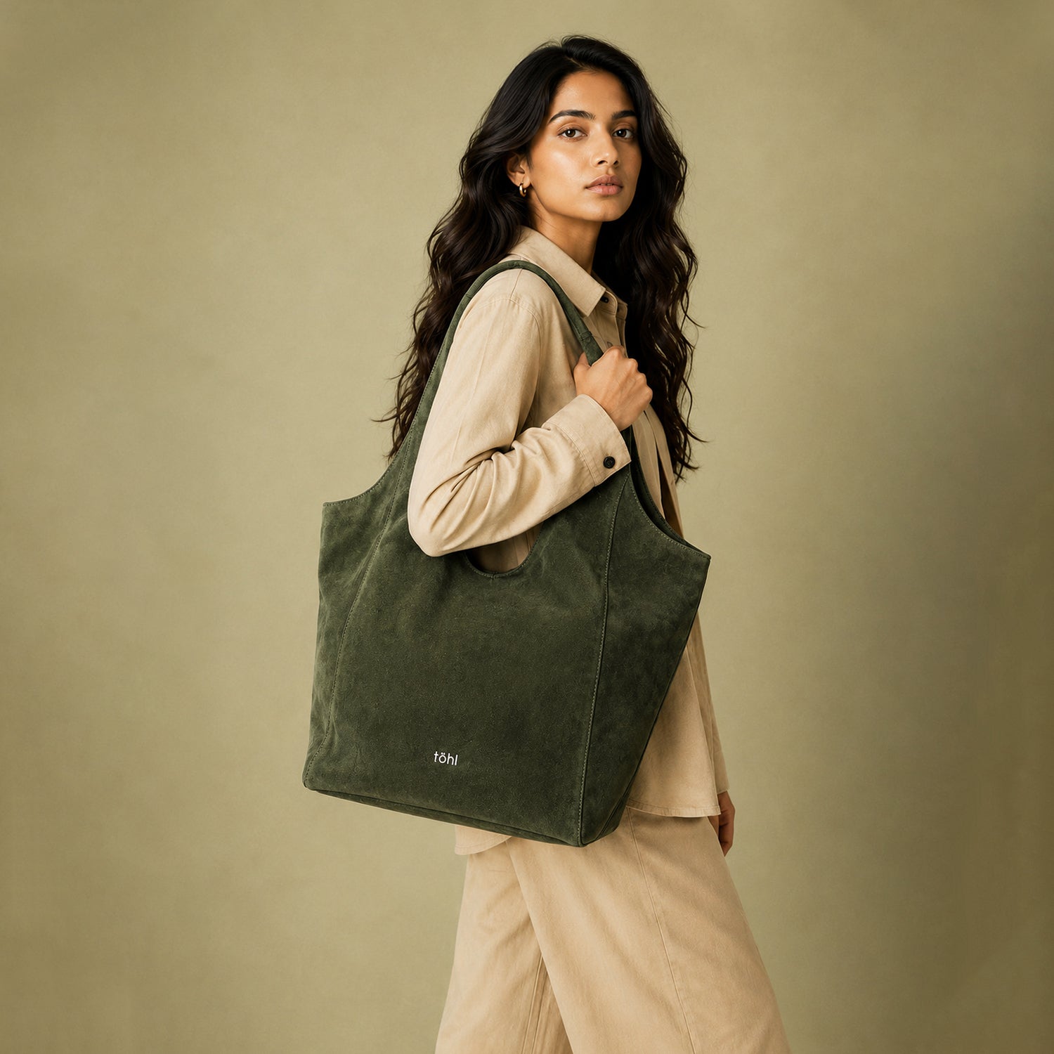 MANITOU WOMEN'S SHOULDER BAG - FOREST GREEN V2