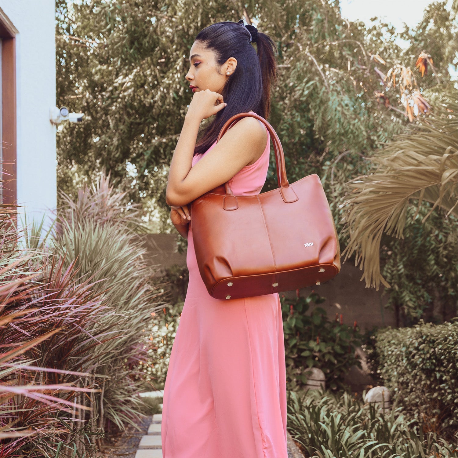 MATIRA WOMEN'S MAXI TOTE BAG - VINTAGE TAN