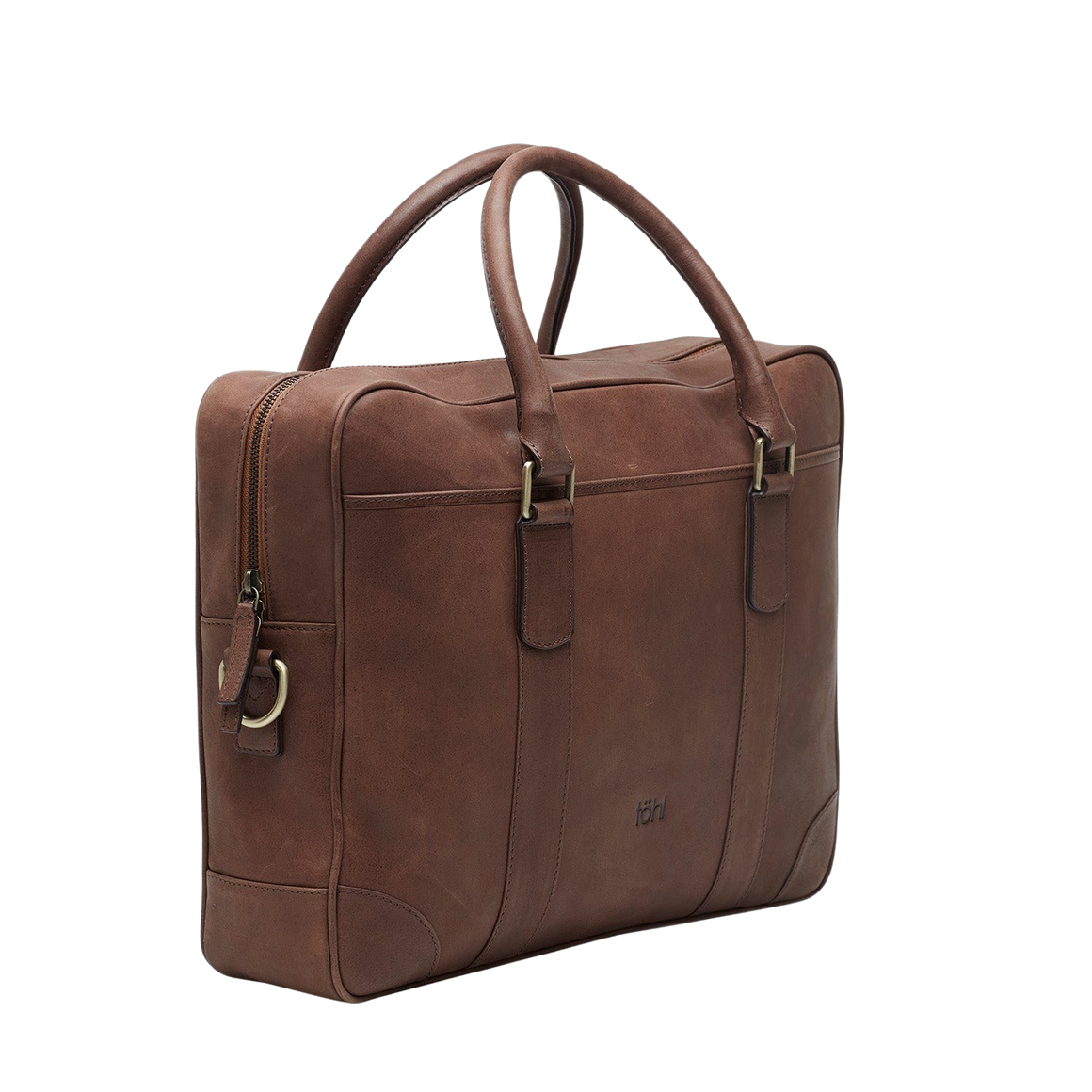 ZANON MEN'S LAPTOP BAG - VINTAGE TAN