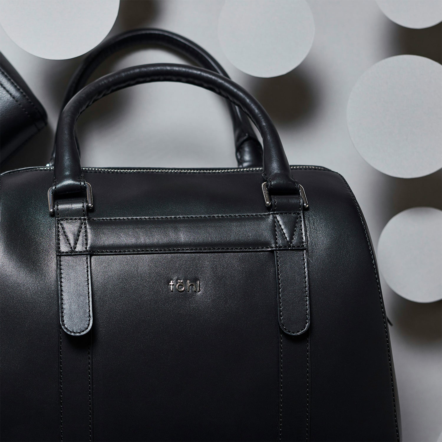 NASSAU WOMEN'S HANDBAG - CHARCOAL BLACK